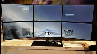 Soporte de escritorio para 6 seis monitores de PC [upl. by Baron]