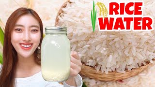 I Used RICE WATER On My Face For One Week  Before And After Results [upl. by Hayouqes]