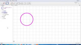 Rotating Circle animation in Geogebra 2017 [upl. by Euhc]