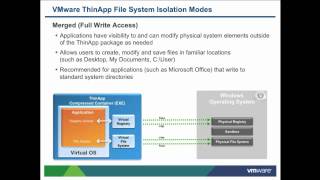 Isolation Modes Explained for VMware ThinApp [upl. by Donalt68]