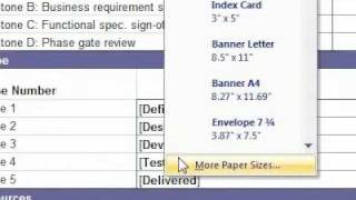 How to specify a custom paper size to a workbook [upl. by Suirtemed]