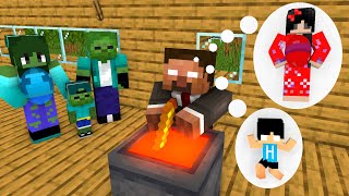 Minecraft Brewing Cute Boyfriend and Baby  HAHA ANIMATION [upl. by Todd]