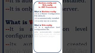 what is machine and webconfig in NET coding jscript classaspnetmvcnet frameworkclass [upl. by Llenyt]