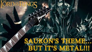 What if the Mordor Theme was METAL Lord of the Rings Metal Cover [upl. by Yalahs]