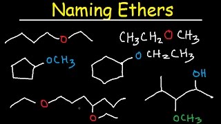 Naming Ethers  IUPAC Nomenclature With Branching Organic Chemistry Practice Problems [upl. by Ecnesse]