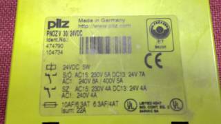 Pilz PNOZ V 3024VDC Safety Relay [upl. by Hpotsirhc860]