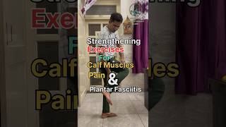 Strengthening exercises for calf muscles amp for plantar fasciitis [upl. by Robins]