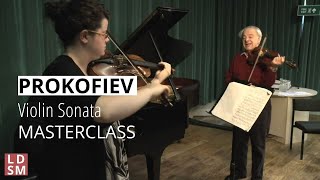 Prokofiev Violin Sonata  LDSM 2010 Violin Masterclass with Gyorgy Pauk [upl. by Sirenay]