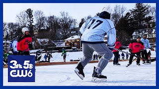 The Syracuse Pond Hockey Classic returns to Onondaga Park [upl. by Doe]