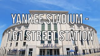 New York Yankee Stadium to 161 Street Stadium Walk with me in New York City [upl. by Nomor]