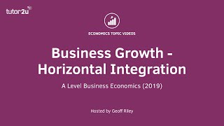 Business Growth Advantages and Drawbacks of Horizontal Integration I A Level and IB Economics [upl. by Helmut]