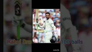 Rahul Dravid 1 run in 100 balls🥶cricket [upl. by Allecram]