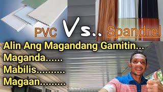 Alin ang Mura • Pvc Cieling o Spandrel • Paano Magkabit ng Pvc Cieling • Pvc cieling • spandrel [upl. by Amend917]