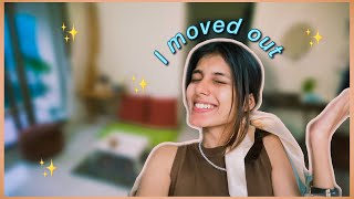 MY FIRST APARTMENT🏠 moving out part1 [upl. by Winna]