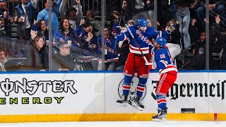 Lafrenière Rangers PUT ON A SHOW at Madison Square Garden 🗽🚨 [upl. by Lalise]