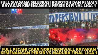 POZNAN DANCE CHANTS DAN BANDUNG PESTA FLARE BEGINI CARA NORTERNWALL RAYAKAN KEMENANGAN VS MADURA [upl. by Enitsua519]