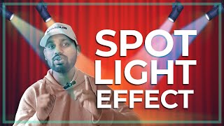 How to Create SpotLight Effect in Filmora 12  Filmora Creator Tips [upl. by Oneal]