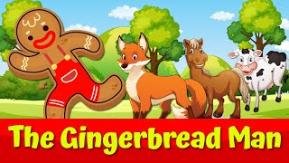 The Gingerbread Man  Full Story  Animated Fairy Tales For Children [upl. by Kancler792]