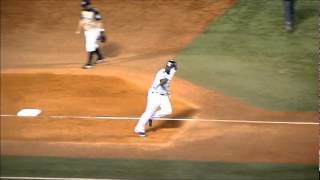 Lastings Milledge Grand Slam Home Run Swallows vs Fighters 2012531 [upl. by Aloin]