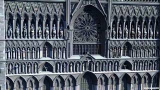 Nidaros Cathedral  Close Up  Details 3D [upl. by Nica]