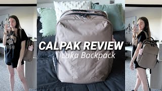 CALPAK LUKA BACKPACK REVIEW [upl. by Bohaty]