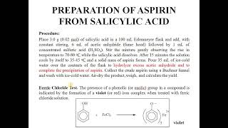 Aspirin Synthesis and Nitration of Bromobenzene [upl. by Lednik]