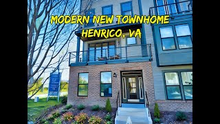 New Henrico VA Garage Townhomes Near the James River for Sale From Mid 550Ks [upl. by Amsirahc]