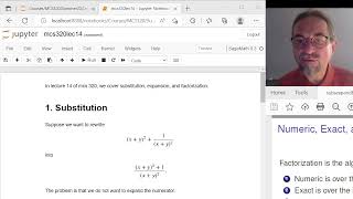 Manipulating Symbolic Expressions with Substitution Expansion and Factorization [upl. by Retnyw256]