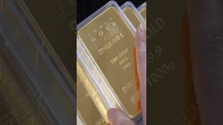 The process of making 9999 pure gold bars into mini gold bars Korea Gold Exchange [upl. by Anivid]