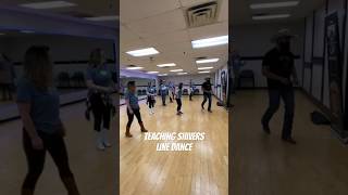 Teaching “Shivers” line dance by EdSheeran Lessons Available linedance dance [upl. by Anertac125]