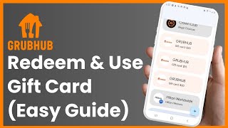 How to Use a Grubhub Gift Card [upl. by Lyrahc]