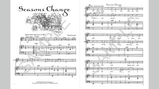 Seasons Change  MusicK8com Singles Reproducible Kit [upl. by Arraeis]