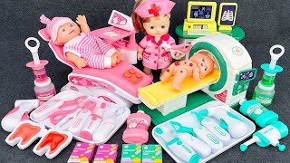 64 Satisfying Minutes with Cute Pink Bunny Doctor Play Set Dentist Toy Kit ASMR  Review Toys [upl. by Assital]