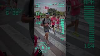 cdmx maraton corredor runner descalzo 2024 2024shorts amazing viralvideo [upl. by Eddana616]