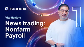 ENGLISH Live news trading 0410 – Nonfarm Payroll – Octa [upl. by Ynnav]