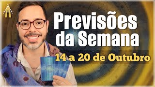 PREVISÕES DE 14 A 20 DE OUTUBRO Todos os Signos [upl. by Nahbois]