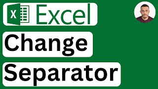 How to Change Thousands and Decimal Separator in Excel  Easy to Follow [upl. by Pinette464]