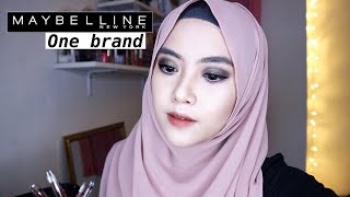 MAYBELLINE ONE BRAND MAKEUP TUTORIAL 2  Shafira Eden [upl. by Onihc]