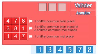 Test 1 Exercice 1 Les carrés logiquesMastermind [upl. by O'Meara]