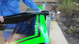 Lanier RC Giant Stinger Engine Run [upl. by Illah780]