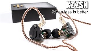 KZ ZSN hybrid earphones review [upl. by Onirefez]