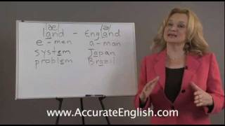 English Pronunciation  vowel changes in stressed and unstressed syllables  Accurate English [upl. by Nilra]