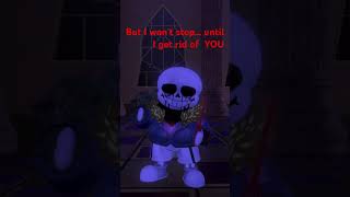 Killer sans revamp now with teeth 😱 undertale last corridor early access custom sans creator [upl. by Charron]