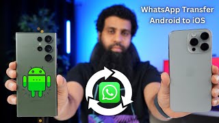 WhatApp Data Transfer from Android to iPhone  Wondershare DrFone WhatsApp Transfer [upl. by Nifled]