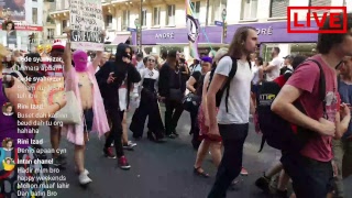 Gay Pride Paris 2018  marche des fiertes Paris 2018 1 [upl. by Iliram]