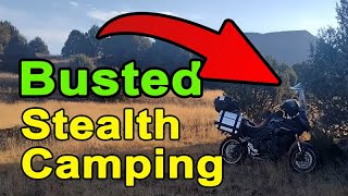 Busted Stealth Camping on Capulin Volcano New Mexico [upl. by Tiffani]