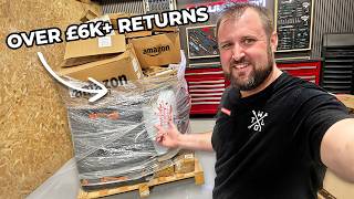 I Bought an Amazon Returns Pallet for £300 to Find Weird Tools [upl. by Akemad]