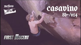 UNCUT Giuliano Cameroni  Casavino 8BV14 First Ascent [upl. by Hannan]