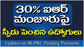 30 ఐఆర్ మంజూరుపై స్పీడు పెంచిన ఉద్యోగులు ir30 prc pendingdabills [upl. by Niledam]