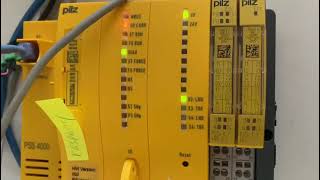 Pilz PSS4000 PSSu PLC Id entification LED Status [upl. by Elton959]